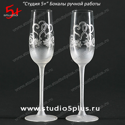 Свадебные бокалы - купить по выгодной цене в thebestterrier.ru