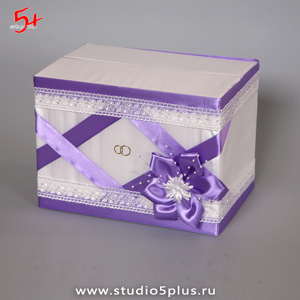 Коробка для дарения на свадьбе