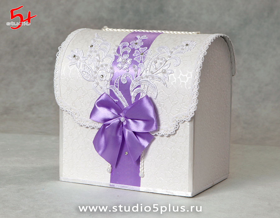 Коробка для денег (сундук) на свадьбу своими руками при помощи подручных материалов